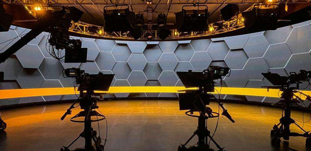 Thor av led video walls in the studio