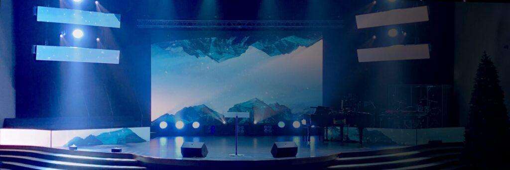 Slate LED Panel Wall - Church LED Panels