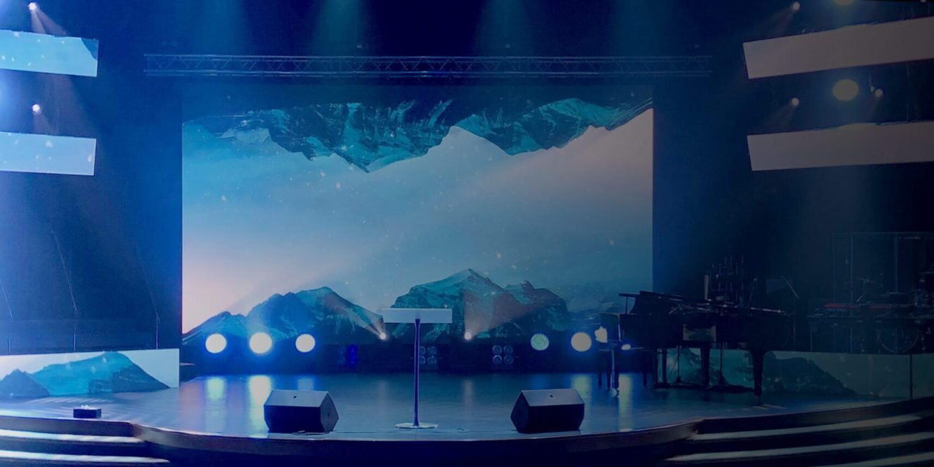 Slate LED Panel Wall - Church LED Panels