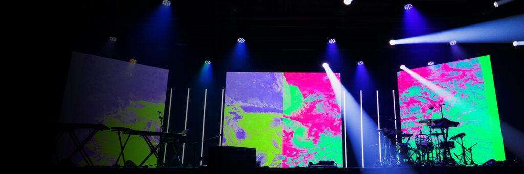 THOR AV product support for headset microphones and LED video wall panels